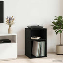 Pladeskab Sort eg 38 x 33 x 61 cm Konstrueret træ - xlshop.dk