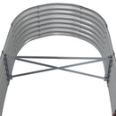 plantekasse 152x80x36 cm galvaniseret stål brun - xlshop.dk