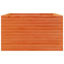 plantekasse 80x80x45,5 cm massivt fyrretræ gyldenbrun - xlshop.dk