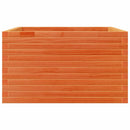 plantekasse 80x80x45,5 cm massivt fyrretræ gyldenbrun - xlshop.dk