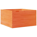 plantekasse 80x80x45,5 cm massivt fyrretræ gyldenbrun - xlshop.dk