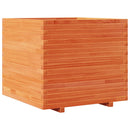 plantekasse 80x80x72 cm massivt fyrretræ gyldenbrun - xlshop.dk