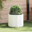 Plantekasse Hvid 60 x 60 x 50 cm Stål - xlshop.dk