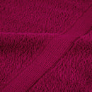 Premium håndklæder SOLUND 2 stk. bordeaux 100x200 cm 600 gsm - xlshop.dk