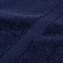 Premium håndklæder SOLUND 4 stk. marineblå 100x200 cm 600 gsm - xlshop.dk