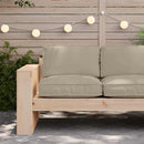 Pude Oxford stof Gråbrun 80 x 80 x 12 cm - xlshop.dk