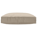 Pude Oxford stof Gråbrun 80 x 80 x 12 cm - xlshop.dk