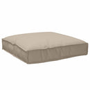 Pude Oxford stof Gråbrun 80 x 80 x 12 cm - xlshop.dk