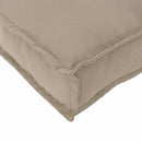 Pude Oxford stof Gråbrun 80 x 80 x 12 cm - xlshop.dk
