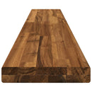 Rektangulært Bordplade 90 x 50 x 3,5 cm Rektangulær Naturfarvet - xlshop.dk