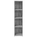 reol 30x41x124 konstrueret træ grå sonoma-eg - xlshop.dk
