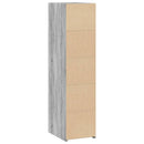 reol 30x41x124 konstrueret træ grå sonoma-eg - xlshop.dk