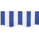 Reservedug til markise Blå og Hvid 380 x 195 cm Polyester - xlshop.dk