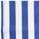 Reservedug til markise Blå og Hvid 380 x 195 cm Polyester - xlshop.dk