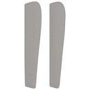 kontinentalseng med madras 100x200 cm stof lysegrå