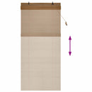 Rullegardin Brun 90 x 220 cm Bambus - xlshop.dk