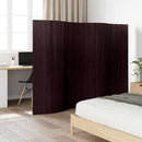rumdeler bambus bredde 250 cm højde 165 cm mørkebrun - xlshop.dk
