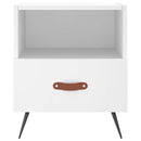 sengebord 40x35x47,5 cm konstrueret træ hvid - xlshop.dk