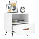 sengebord 40x35x47,5 cm konstrueret træ hvid - xlshop.dk