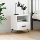 sengebord 40x35x47,5 cm konstrueret træ hvid - xlshop.dk