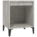 sengebord 40x35x50 cm betongrå - xlshop.dk
