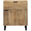 sengebord 50x33x60 cm massivt mangotræ brun - xlshop.dk