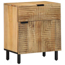 sengebord 50x33x60 cm massivt mangotræ brun - xlshop.dk