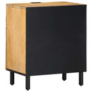 sengebord 50x33x60 cm massivt mangotræ brun - xlshop.dk