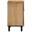 sengebord 50x33x60 cm massivt mangotræ brun - xlshop.dk