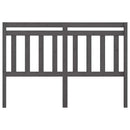 sengegærde 156x4x100 cm massivt fyrretræ grå - xlshop.dk
