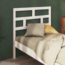 sengegærde 81x4x100 cm massivt fyrretræ hvid - xlshop.dk