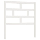 sengegærde 81x4x100 cm massivt fyrretræ hvid - xlshop.dk