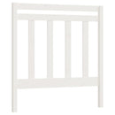 sengegavl 95x4x100 cm massivt fyrretræ hvid - xlshop.dk