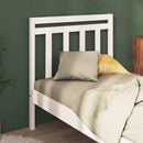 sengegavl 95x4x100 cm massivt fyrretræ hvid - xlshop.dk