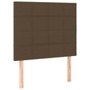 Sengeramme uden madras Mørkebrun 80x200 cm Stof - xlshop.dk
