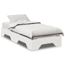 sengeramme uden madras stabelbar 90x190 cm massivt træ hvid - xlshop.dk