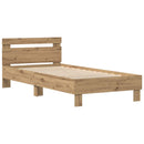 Sengestel Artisan Egetræ 90 x 190 cm Konstrueret træ - xlshop.dk