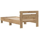 Sengestel Artisan Egetræ 90 x 200 cm Konstrueret træ - xlshop.dk