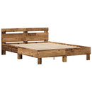 Sengestel Gammelt træ 160 x 200 cm Konstrueret træ - xlshop.dk