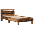 Sengestel Gammelt træ 90 x 190 cm Konstrueret træ - xlshop.dk