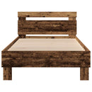 Sengestel Gammelt træ 90 x 190 cm Konstrueret træ - xlshop.dk