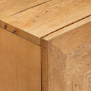 Sideboard 3 stk. 180 x 33,5 x 75 cm Massivt mangotræ Brun - xlshop.dk