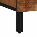 Sideboard med hylde Brun 60 x 33,5 x 75 cm Massivt mangotræ - xlshop.dk