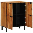 Sideboard med hylde Brun 60 x 33,5 x 75 cm Massivt mangotræ - xlshop.dk