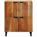 Sideboard med hylde Brun 60 x 33,5 x 75 cm Massivt mangotræ - xlshop.dk
