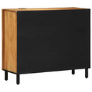 Sideboard med hylde Brun 90 x 33 x 75 cm Massivt mangotræ - xlshop.dk
