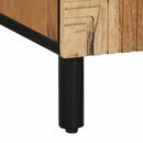 Sideboard med hylde Brun 90 x 33 x 75 cm Massivt mangotræ - xlshop.dk