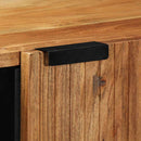 Sideboard med hylde Brun 90 x 33 x 75 cm Massivt mangotræ - xlshop.dk