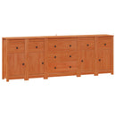 Sideboard med skuffe 5 pcs VoksBrun Massivt fyrretræ - xlshop.dk