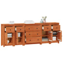 Sideboard med skuffe 5 pcs VoksBrun Massivt fyrretræ - xlshop.dk